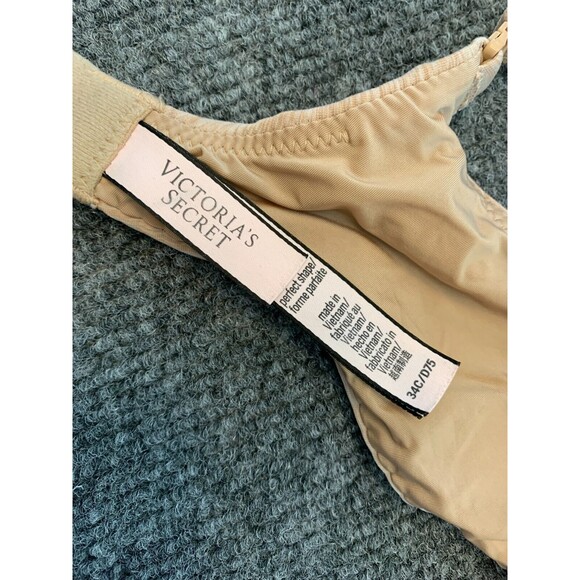 Victoria's Secret Perfect Shape Push-Up Bra 34C Full Coverage Padded - Picture 4 of 6